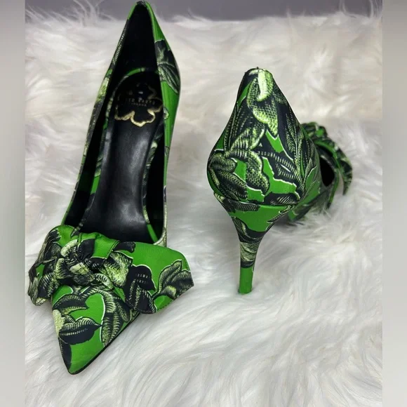Green Ted Baker Heels - Picture 1 of 5